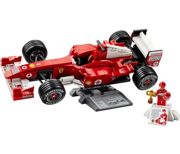 LEGO ICONS 11375 Ferrari F2004 i Michael Schumacher - 1489543 - zdjęcie 3